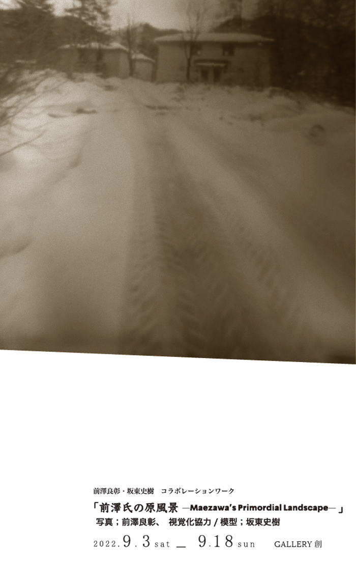 前澤良彰･坂東史樹 コラボレーションワーク「前澤氏の原風景ーMaezawa’s Primordial Landscapeー」 ART